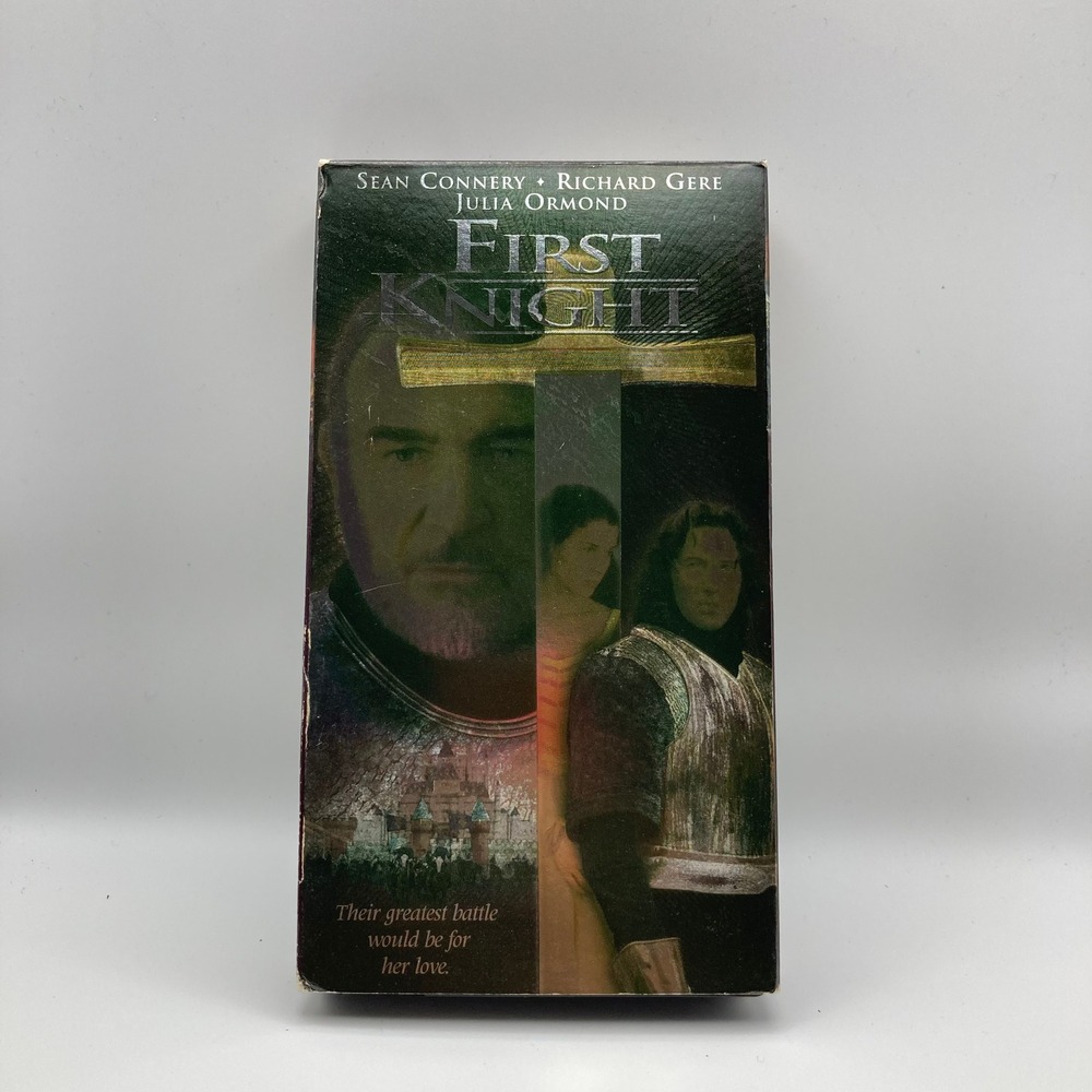 First Knight VHS 1995 Sean Connery Richard Gere‎ Columbia TriStar Movie 71173